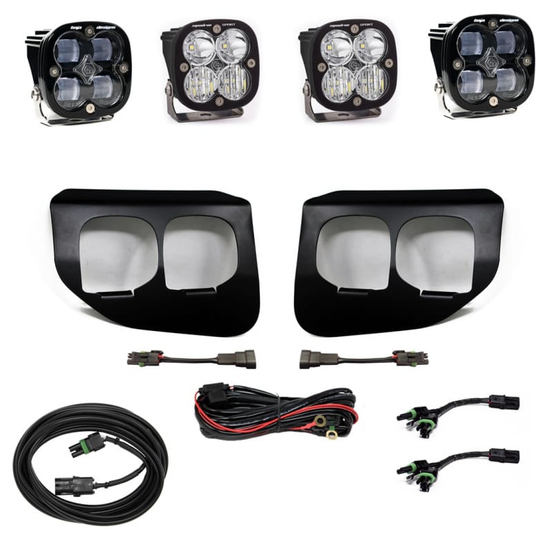 Baja Designs — Baja Designs Ford Super Duty (20-On) Fog Lights Dual FPK SAE/Sport DC Baja Designs