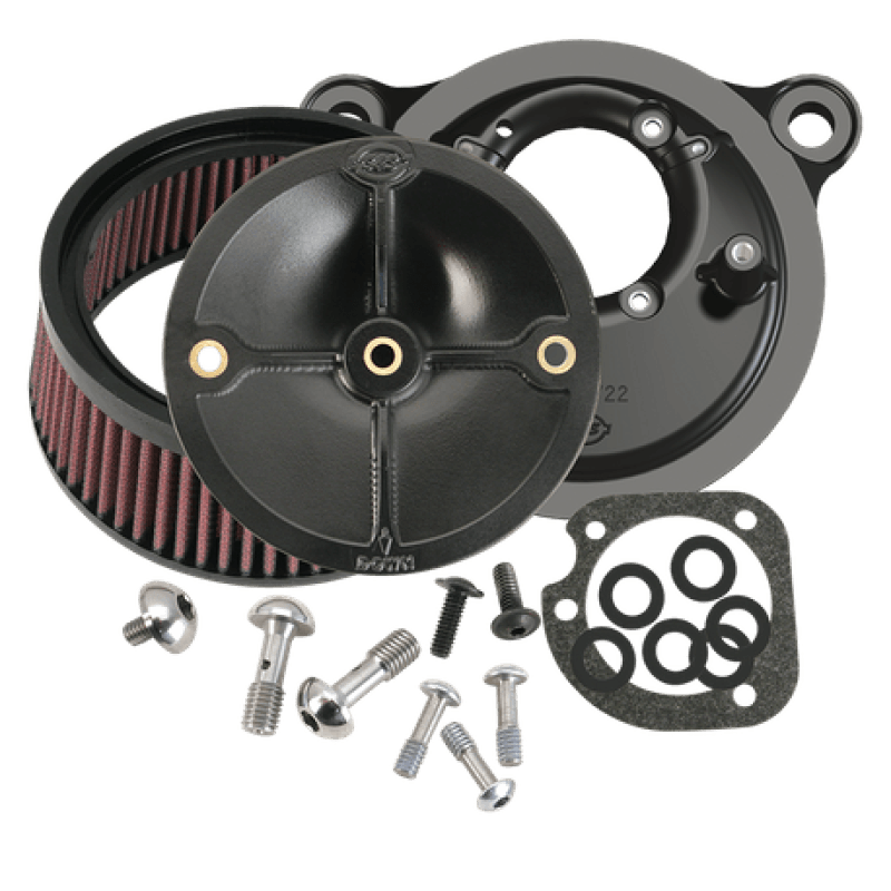 S&S Cycle — S&S Cycle 93-99 BT Models w/ Stock CV Carb Stealth Air Cleaner Kit w/o Cover