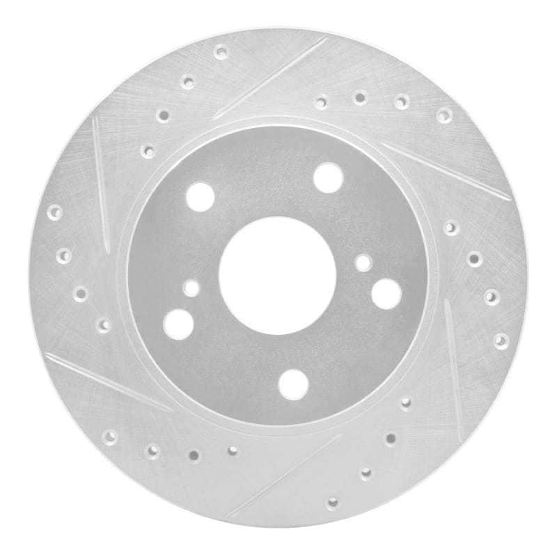 R1 Concepts — R1 89-92 Toyota Cressida Front Left Drilled & Slotted Silver Brake Rotor
R1 Brake Rotor Drill