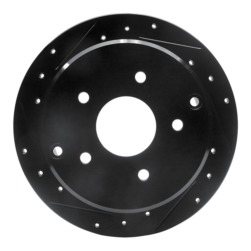 R1 Concepts — R1 04-04 Pontiac GTO Rear Left Drilled & Slotted Black Brake Rotor
R1 Brake Rotor Drill