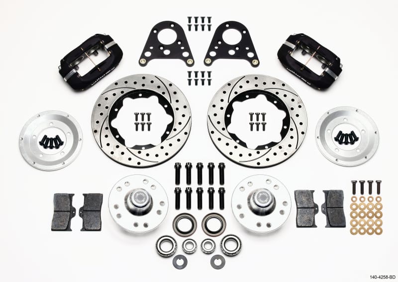 Wilwood — Wilwood Forged Dynalite Front Kit 10.75in Drilled Rotor Art Morrison Strut
BRAKE KIT