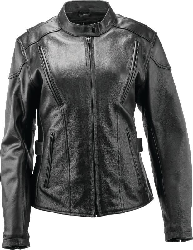 Kuryakyn — Kuryakyn Leather By River Road Race Leather Jacket Black Womens - Large