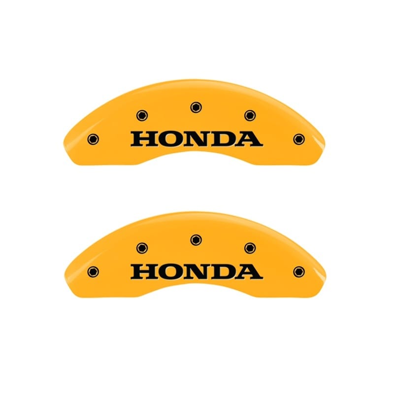 MGP — MGP 2 Caliper Covers Engraved Front Honda Yellow Finish Black Characters 1998 Honda Civic
Caliper Covers