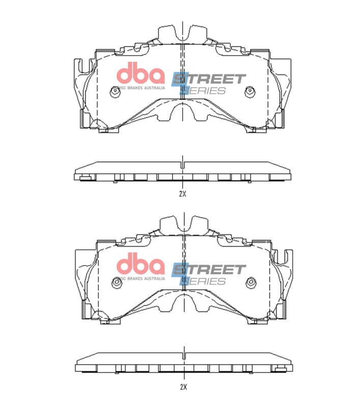 DBA — DBA 2017+ Lexus LC500 Street Series Front Brake Pads
Brake Pad