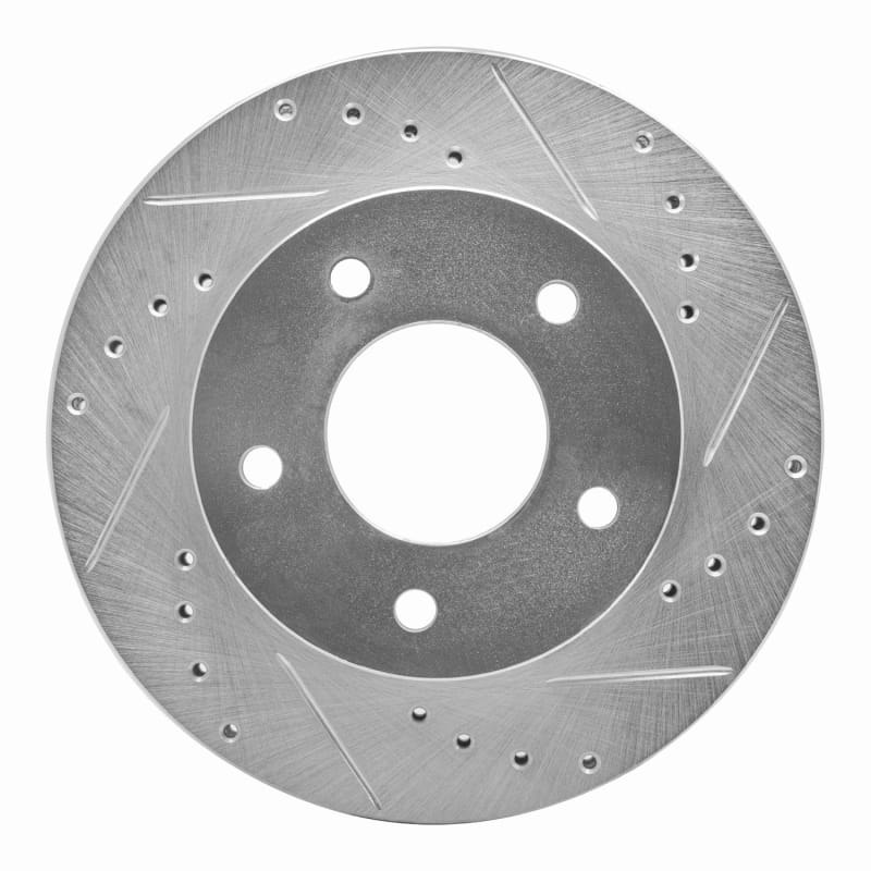 R1 Concepts — R1 75-79 Ford Thunderbird Left Rear Drilled & Slotted Silver Brake Rotor
R1 Brake Rotor Drill