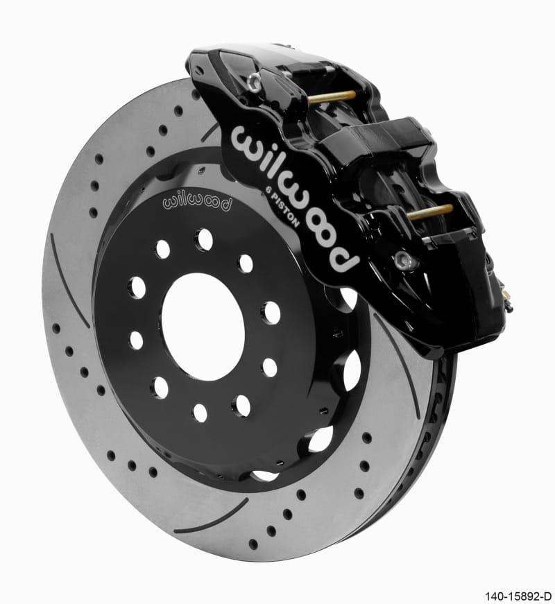 Wilwood — Wilwood 18-25 Jeep JL AERO6 Front Hat Kit 14.00 Black SRP w/Lines
BRAKE KIT