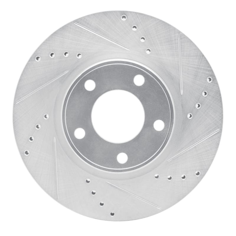 R1 Concepts — R1 07-08 Ford Edge Front Right Drilled & Slotted Silver Brake Rotor
R1 Brake Rotor Drill