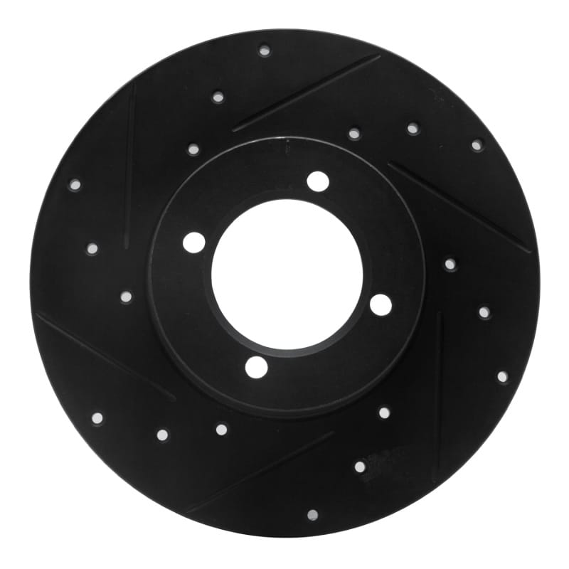 R1 Concepts — R1 80-83 Nissan 200SX Front Left Drilled & Slotted Black Brake Rotor
R1 Brake Rotor Drill