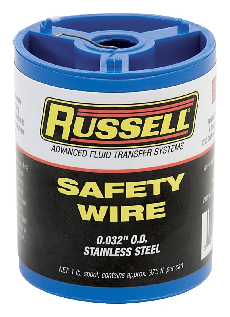 Russell — Russell Performance .032-Gauge Stainless Steel Wire 1-lb. Spool