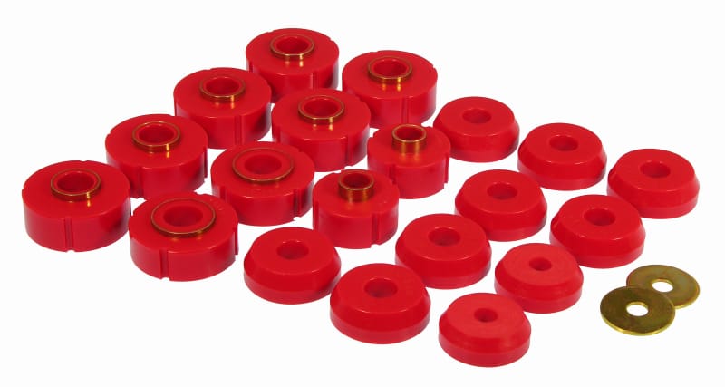 Prothane — Prothane Ford F-150/250LD (Std/Extd/Crew) Body Mount - Red
BODY/SUB-FRAME MNTS