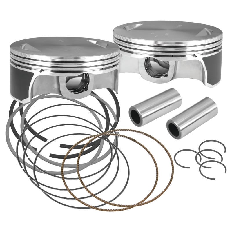 S&S Cycle — Piston Set 4-1/8", +.020, Flattop