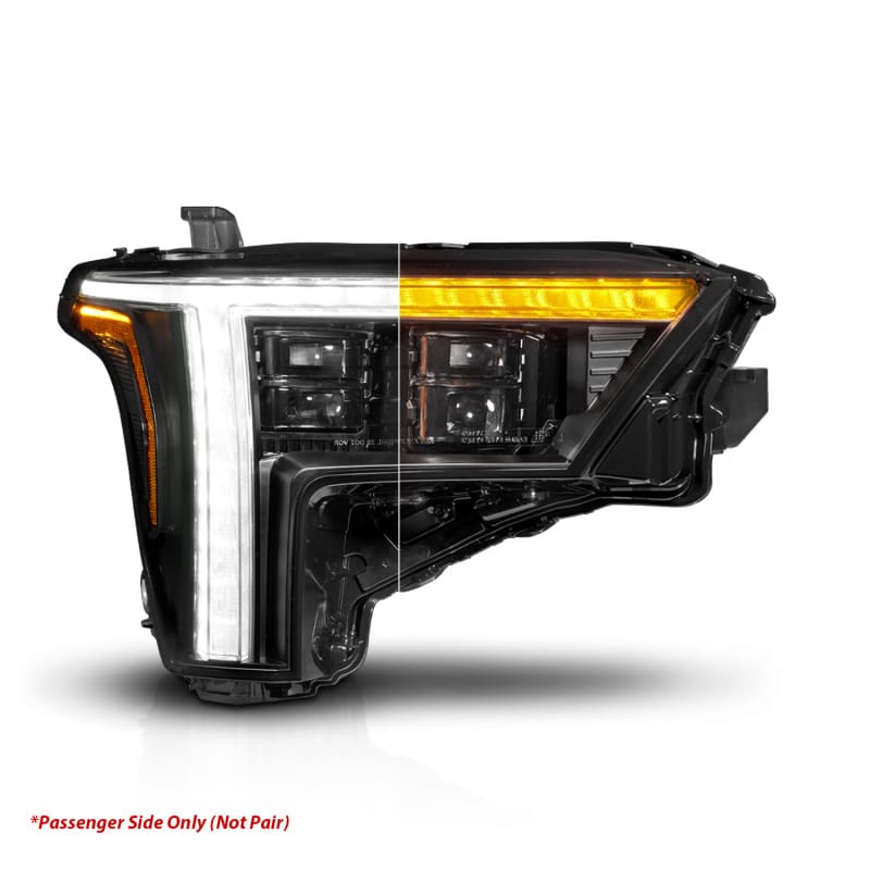 ANZO — ANZO 22-24 Toyota Tundra (w/Factory LED Refl.) Z-Series Full LED Proj Headlights - Pass. Side ONLY