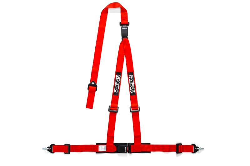 SPARCO — Sparco Belt 2 Inch Red 3Pt Double Release