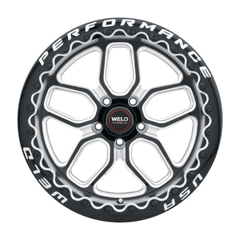 Weld — Weld S907 17X10 Laguna Beadlock 5X114.3 ET25 BS6.50 Gloss Black MIL Dia 78.1