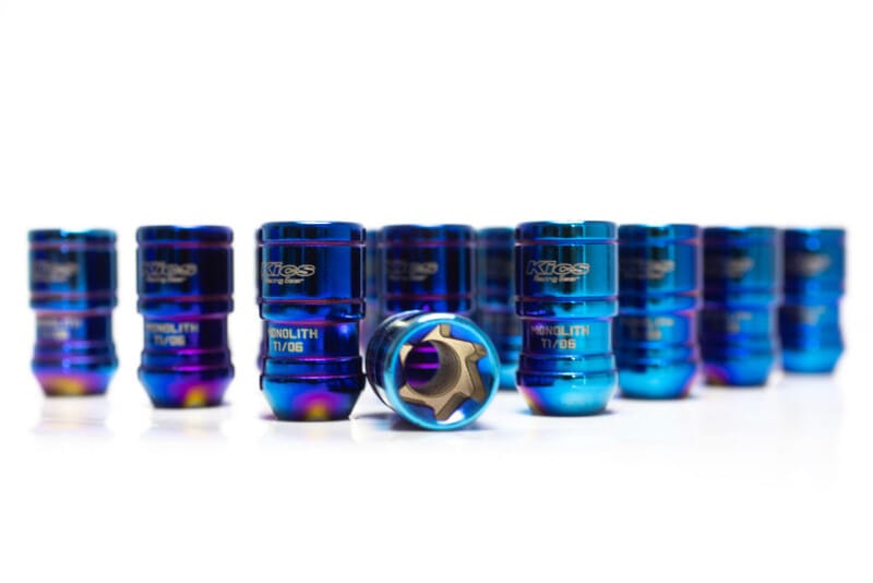 Project Kics — Project Kics 12x1.25 Monolith T1/06 Lug Nut Set - IP Blue (20 Pcs)