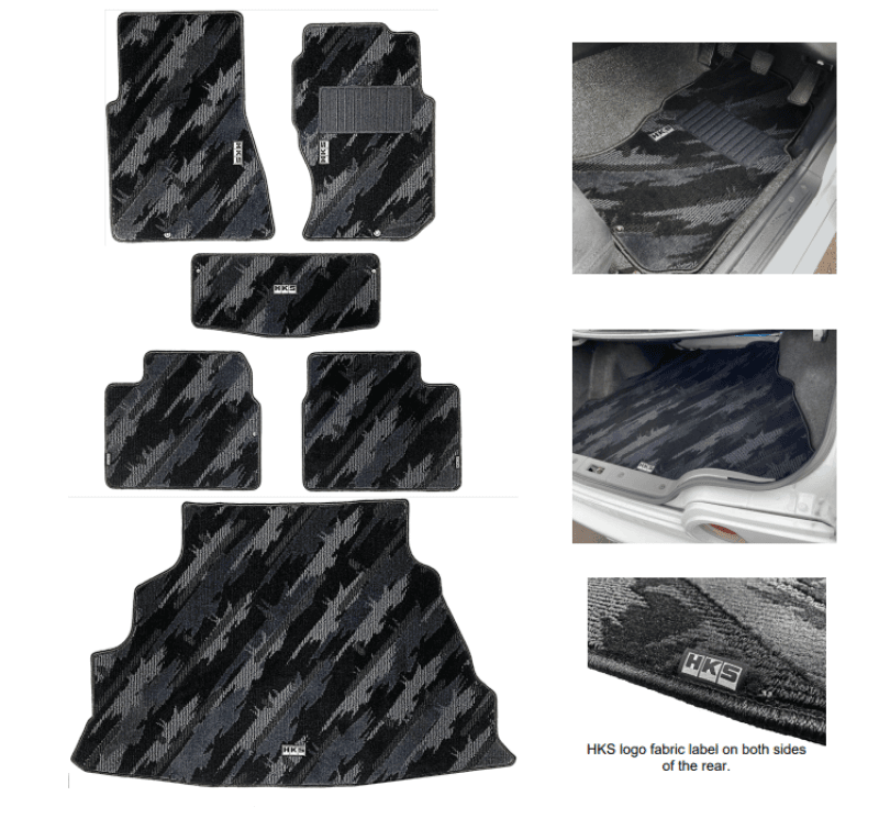 HKS — HKS FLOOR MATS BNR32 FULL SET OCT RHD