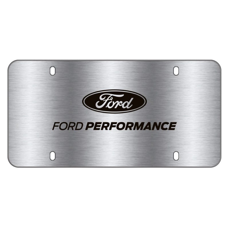 Ford Racing — Ford Racing Stainless Steel Marque Plate
License Plate