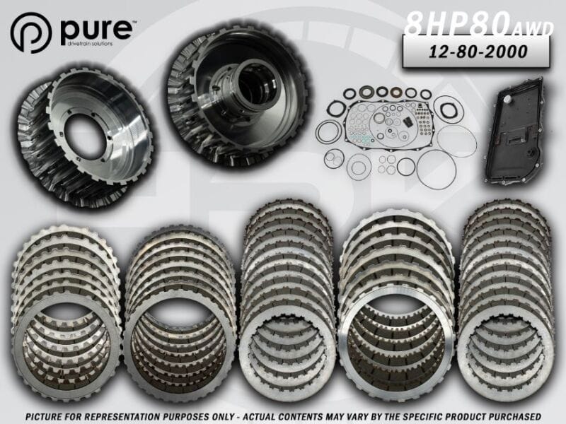 Pure Drivetrain Solutions — Pure Drivetrain 8HP80 High Performance Transmission Hard Parts Kit - AWD - Stage 2