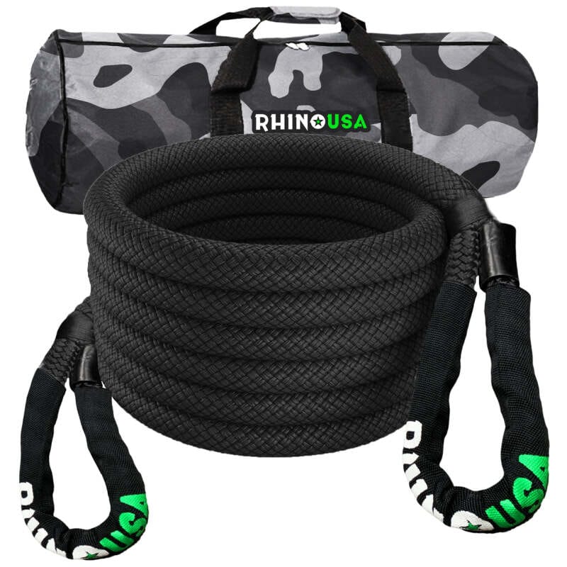 Rhino USA — Rhino USA Kinetic Energy Recovery Rope (1.25In X 30Ft) Black
Recovery Rope