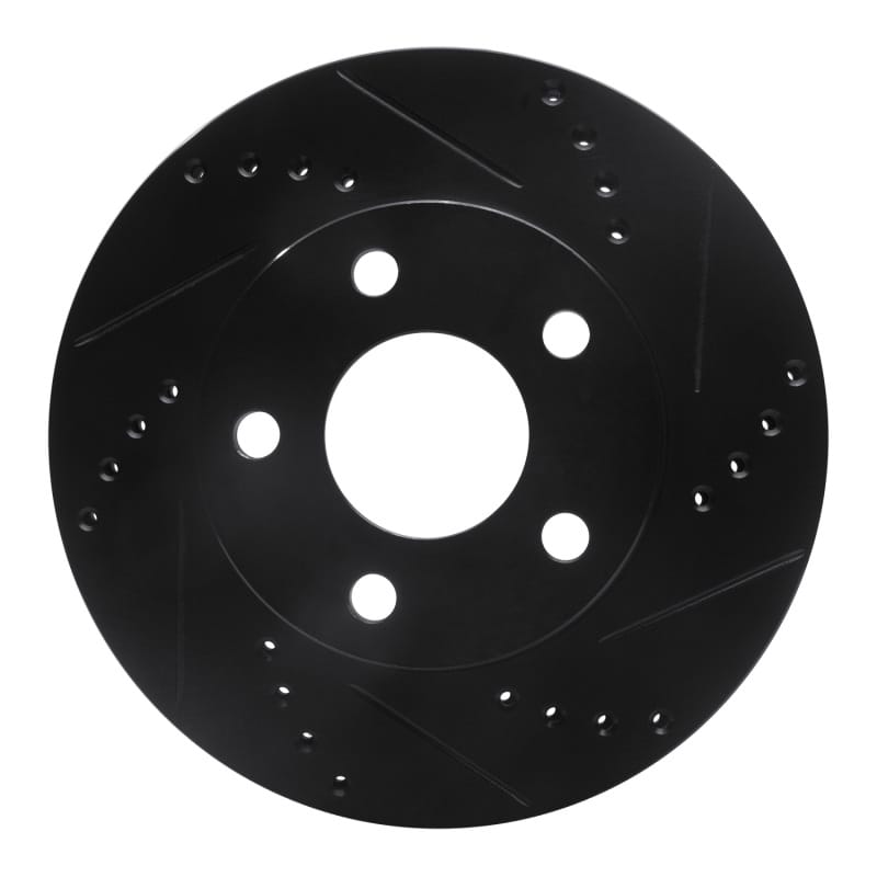 R1 Concepts — R1 97-05 Chevrolet Classic Front Right Drilled & Slotted Black Brake Rotor
R1 Brake Rotor Drill