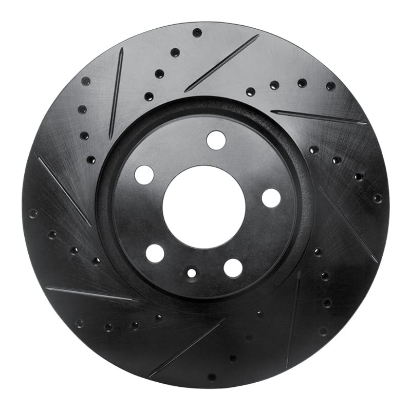 R1 Concepts — R1 05-11 Audi A6 Quattro Front Left Drilled & Slotted Black Brake Rotor
R1 Brake Rotor Drill