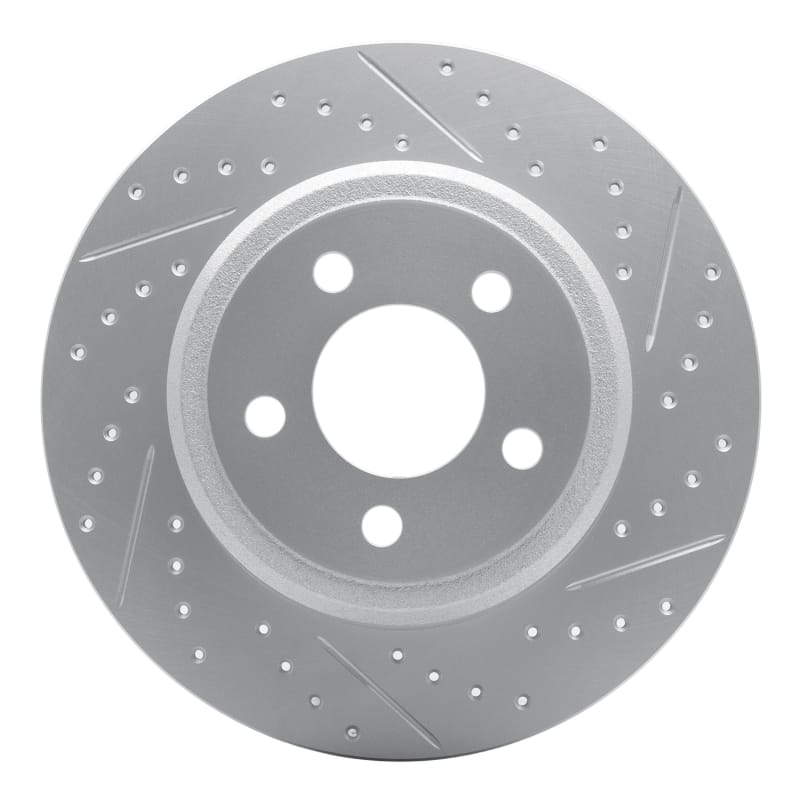 R1 Concepts — R1 16-23 Mazda Cx-9 Rear Right Drilled & Slotted Geo-Carbon Rotor