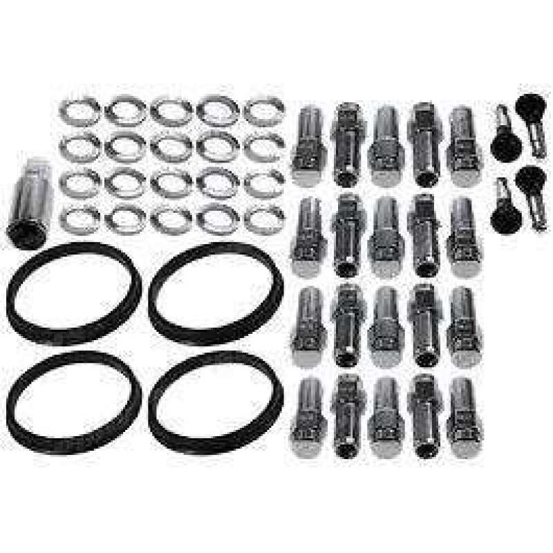 Race Star — Race Star 1/2in Ford Open End Deluxe Lug Kit (Off Set Washers) - 20 PK