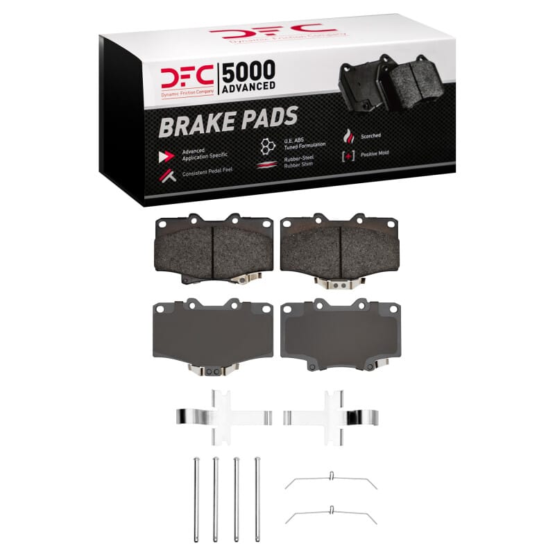 DFC — DFC 91-98 Toyota 4Runner Front 5000 Advanced Ceramic Brake Pads and Hardware Kit
DFC Brake Pad Set