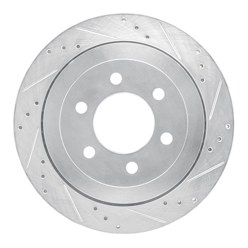R1 Concepts — R1 07-17 Ford Expedition Rear Right Drilled & Slotted Silver Brake Rotor
R1 Brake Rotor Drill