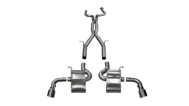 CORSA Performance — Corsa 16-18 Chevy Camaro SS 6.2L Xtreme 2.75in Cat-Back Dual Rear Exit w/ Single 4.5in Polis
Exhaust