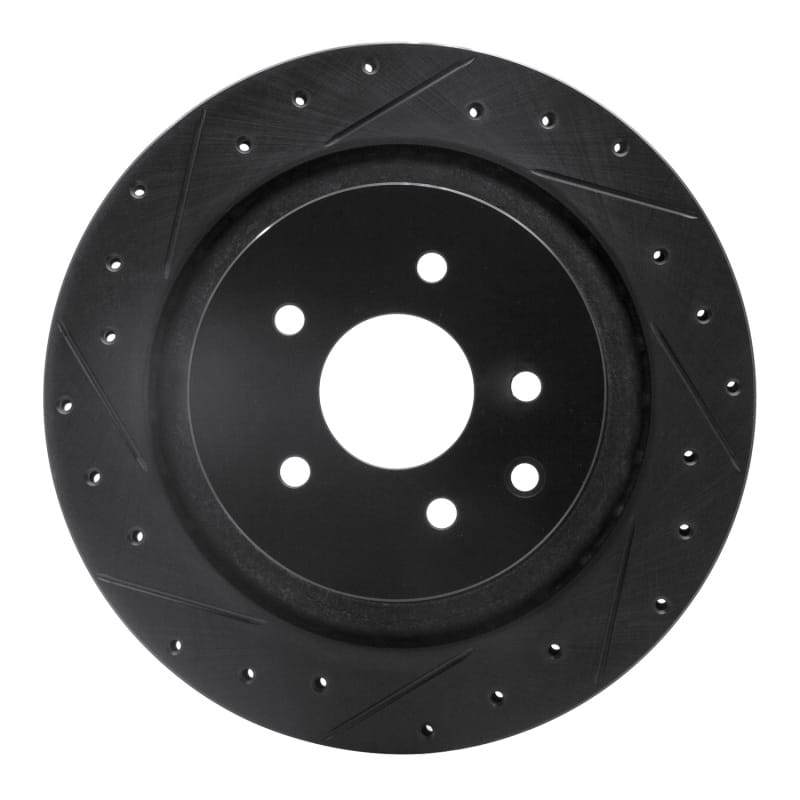 R1 Concepts — R1 07-15 Infiniti Q60 Rear Left Drilled & Slotted Black Brake Rotor
R1 Brake Rotor Drill