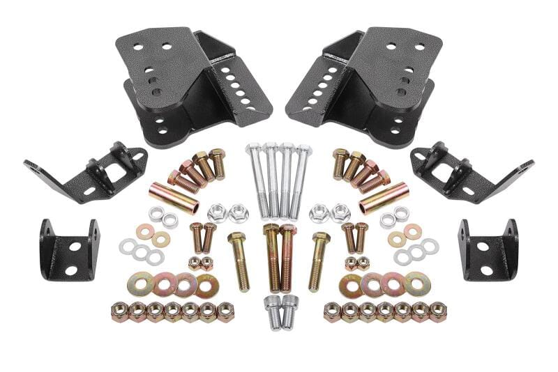 BMR Suspension — BMR 78-87 G-Body Rear Coilover Conversion Kit - Black Hammertone