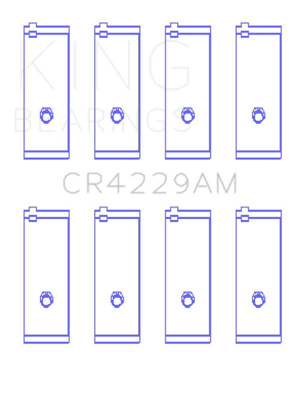 King Engine Bearings — King Engine Bearings Toyota 2E (Size +0.25mm) Connecting Rod Bearing Set
Engine Bearing