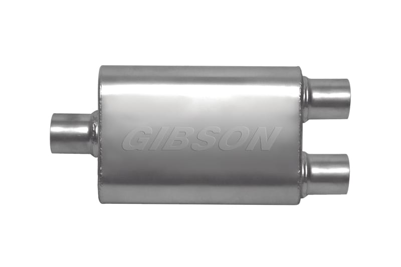 Gibson — Gibson CFT Superflow Center/Dual Oval Muffler - 4x9x13in/2.25in Inlet/2.25in Outlet - Stainless
Muffler