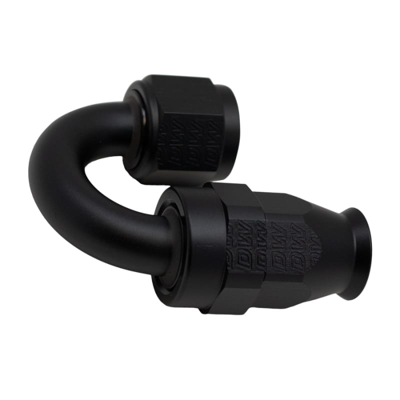 DeatschWerks — DeatschWerks 8AN Female Swivel 180-Degree Hose End PTFE (Incl Olive Insert) - Anodized Matte Black
Lines & Fittings