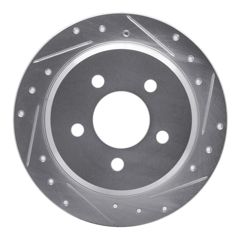 R1 Concepts — R1 93-98 Jeep Grand Wagoneer Rear Right Drilled & Slotted Silver Brake Rotor
R1 Brake Rotor Drill