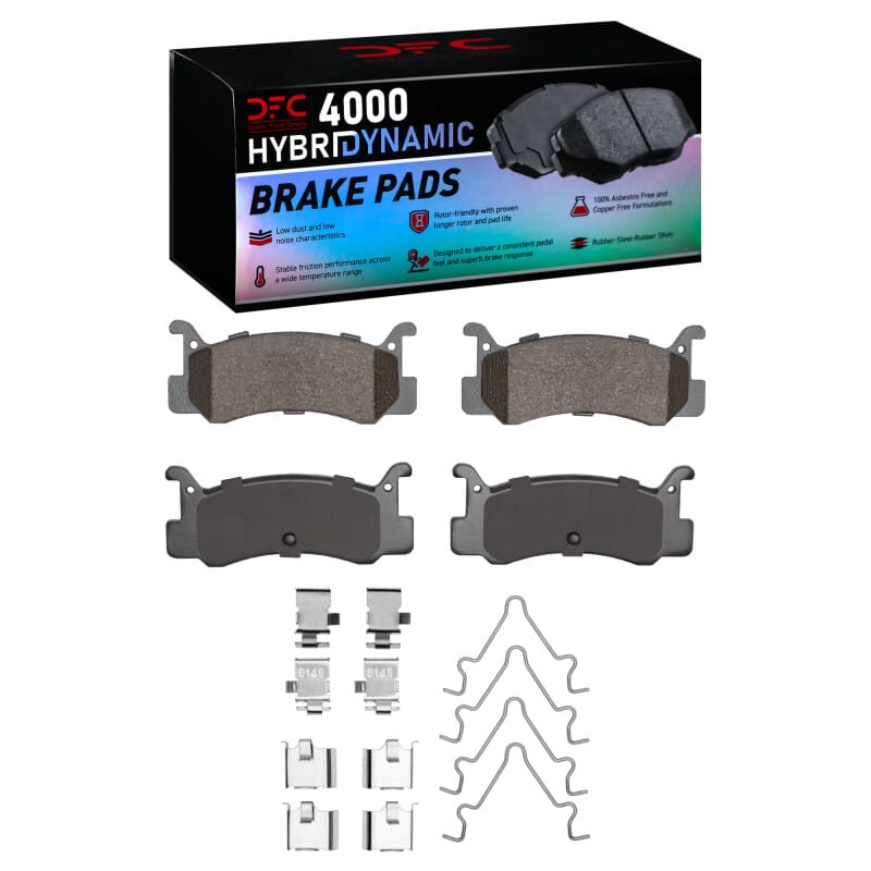 DFC — DFC 87-95 Mazda MX-3 Rear 4000 HybriDynamic Brake Pads and Hardware Kit
DFC Brake Pad Set