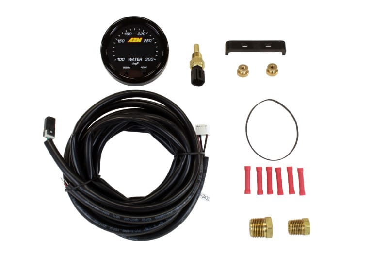 AEM — AEM X-Series Temperature 100-300F Gauge Kit (ONLY Black Bezel and Water Temp. Faceplate)
X-Series Temperature
X-Series Gauge