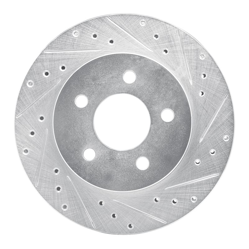 R1 Concepts — R1 82-90 Ford Mustang Rear Right Drilled & Slotted Silver Brake Rotor
R1 Brake Rotor Drill