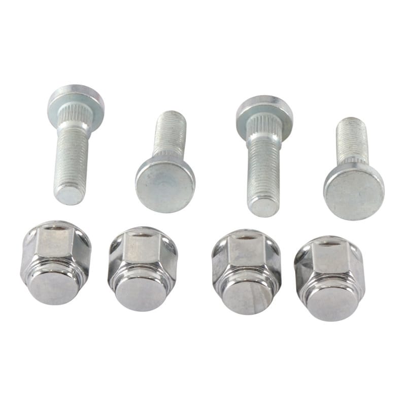 QuadBoss — Wheel Stud & Nut Kit, Front/Rear, Black