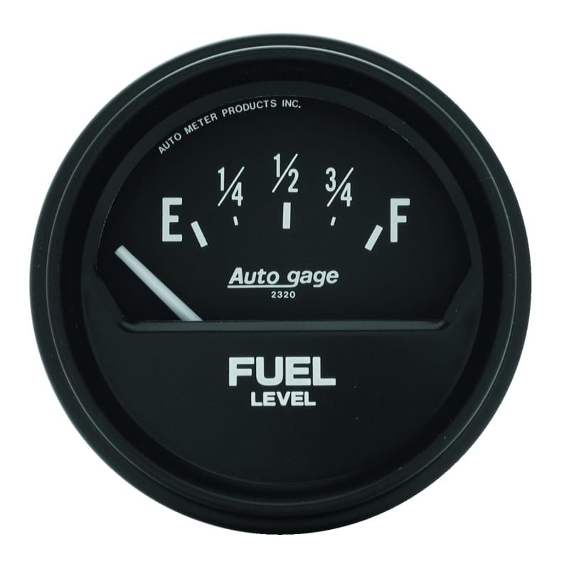 AutoMeter — AutoMeter Gauge Fuel Level 2-5/8in. 73 Ohm(e) to 10 Ohm(f) Elec Black Autogage
GA 2.6" FU 73-10 AG