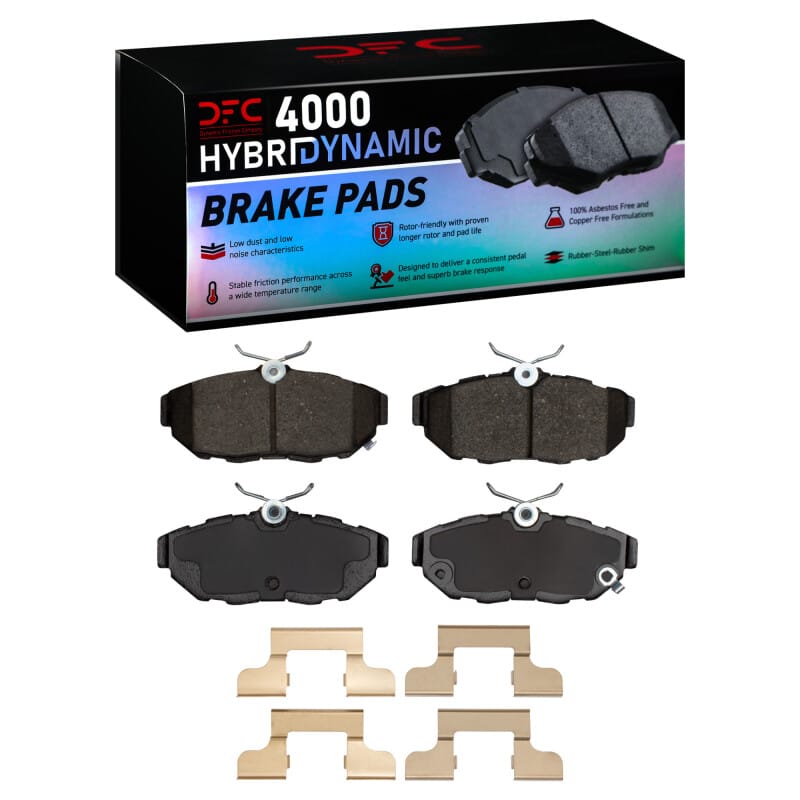 DFC — DFC 05-14 Ford Mustang Rear 4000 HybriDynamic Brake Pads and Hardware Kit
DFC Brake Pad Set