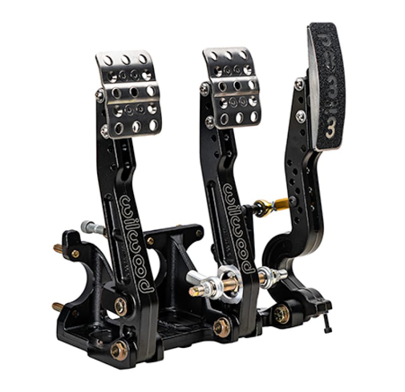 Wilwood — Wilwood Adjustable Tru-Bar Brake, Clutch, Throttle w/ Linkage - Floor Mount - 4.75-5.75;1