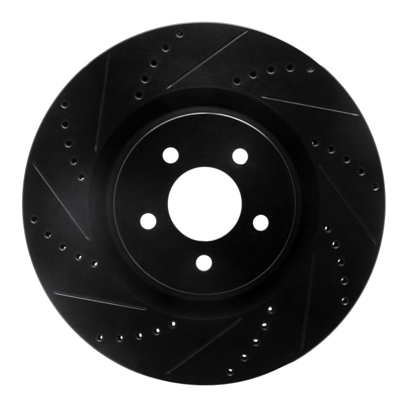 R1 Concepts — R1 07-14 Ford Mustang Front Left Drilled & Slotted Black Brake Rotor
R1 Brake Rotor Drill