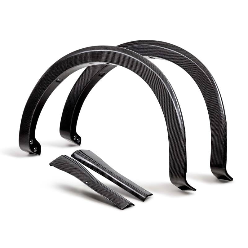 Anderson Composites — Anderson Composites 21-24 Ford F-150 (Non-Raptor) Type-AO Carbon Fiber Rear Fender Flares
