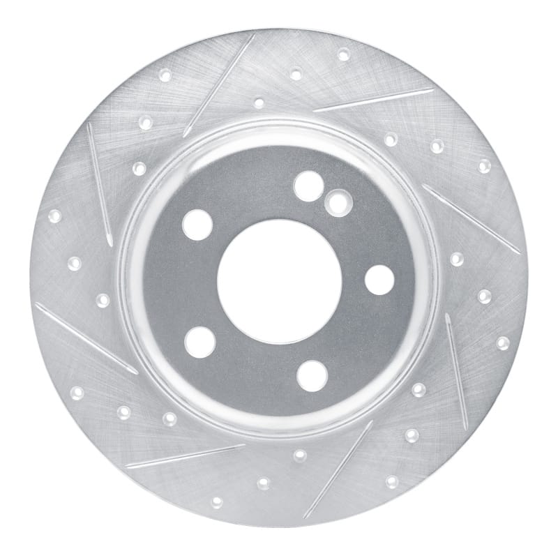 R1 Concepts — R1 15-21 Mercedes-Benz C200 (Mexico) Rear Left Drilled & Slotted Silver Brake Rotor
R1 Brake Rotor Drill
