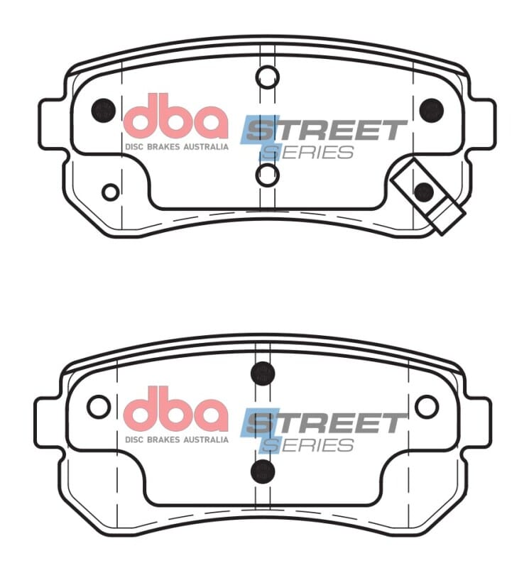 DBA — DBA 06-07 Hyundai Accent (Rear Rotor) Street Series Rear Brake Pads
Brake Pad