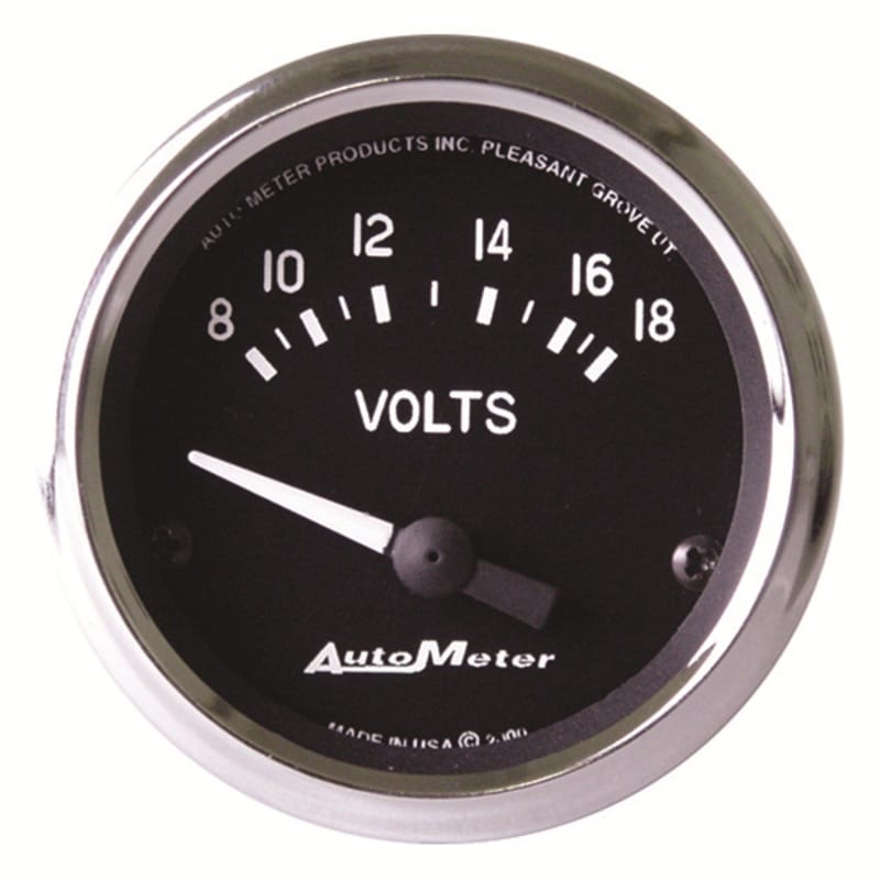 AutoMeter — Autometer Cobra 2 1/16in 8-18 Volt Electric Voltmeter Gauge
2" VOLT 18V COBRA