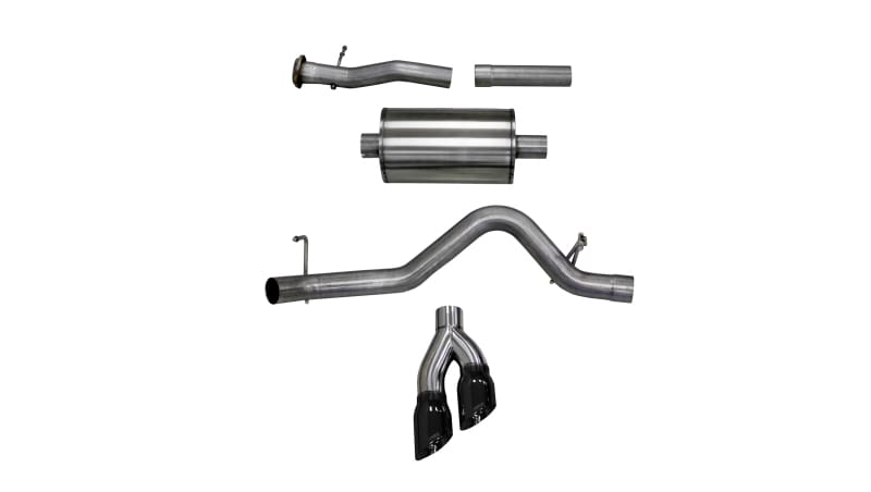 CORSA Performance — Corsa 2017-22 Chevrolet Colorado 3.7L Extended Cab Sport Cat-Back System Single Rear Exit Black Tips
Exhaust