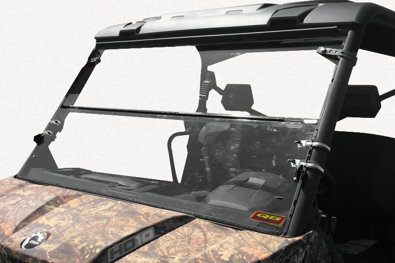 QuadBoss — QuadBoss 16-22 Can-Am Defender HD10 Folding Windshield